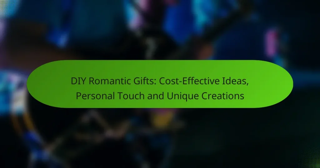 DIY Romantic Gifts: Cost-Effective Ideas, Personal Touch and Unique Creations