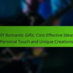 DIY Romantic Gifts: Cost-Effective Ideas, Personal Touch and Unique Creations