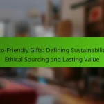Eco-Friendly Gifts: Defining Sustainability, Ethical Sourcing and Lasting Value