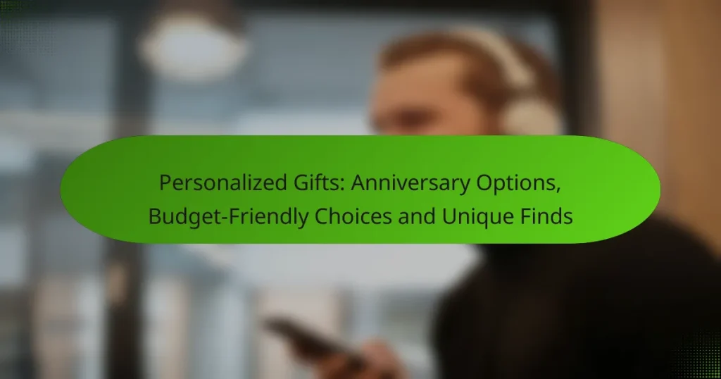 Personalized Gifts: Anniversary Options, Budget-Friendly Choices and Unique Finds