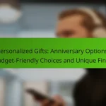 Personalized Gifts: Anniversary Options, Budget-Friendly Choices and Unique Finds