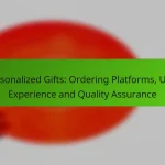 Personalized Gifts: Ordering Platforms, User Experience and Quality Assurance