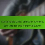 Sustainable Gifts: Selection Criteria, Eco-Impact and Personalization