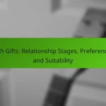 Tech Gifts: Relationship Stages, Preferences, and Suitability